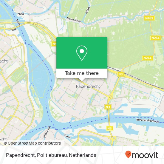 Papendrecht, Politiebureau map