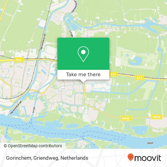 Gorinchem, Griendweg map