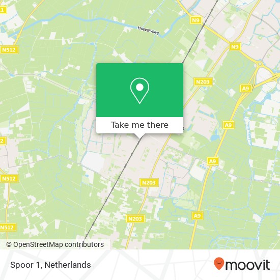 Spoor 1 map