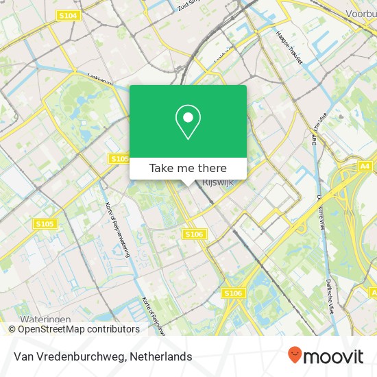 Van Vredenburchweg Karte