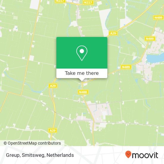Greup, Smitsweg map