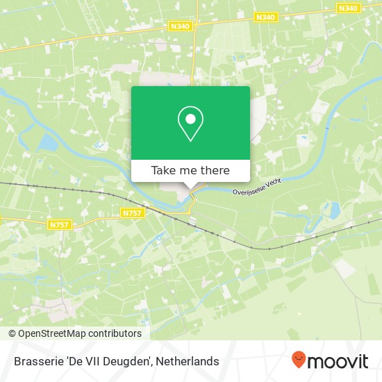 Brasserie 'De VII Deugden' map