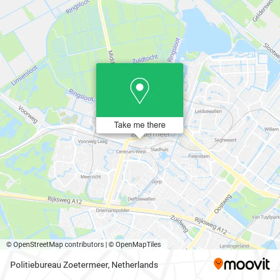 Politiebureau Zoetermeer map
