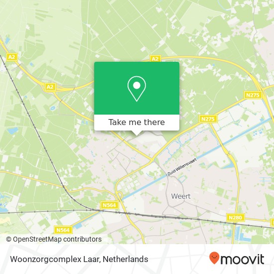 Woonzorgcomplex Laar map