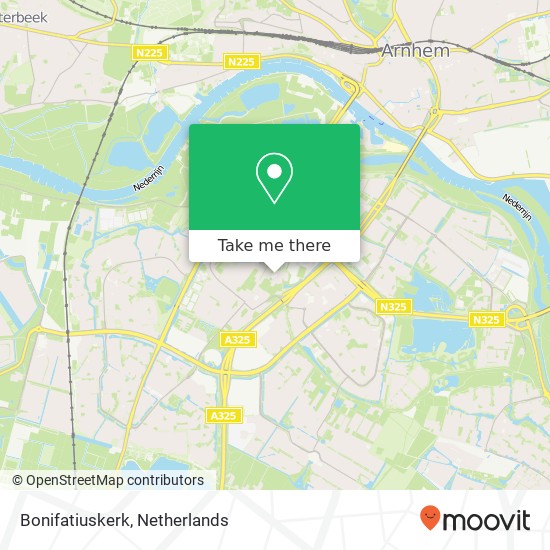 Bonifatiuskerk map