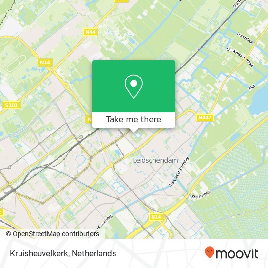 Kruisheuvelkerk Karte