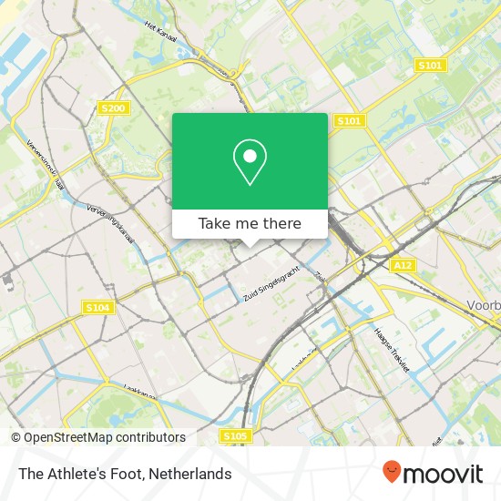 The Athlete's Foot map