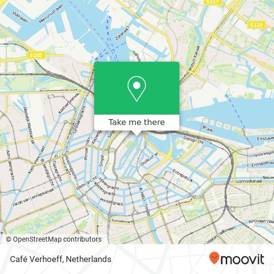 Café Verhoeff map