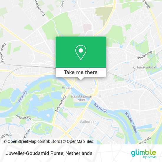 Juwelier-Goudsmid Punte map