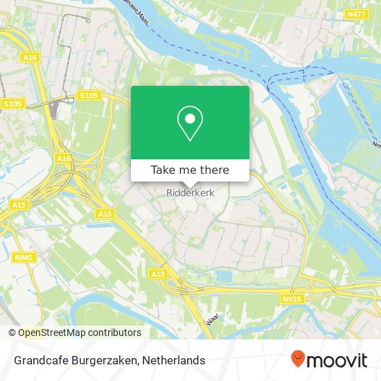 Grandcafe Burgerzaken map