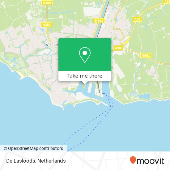 De Lasloods map