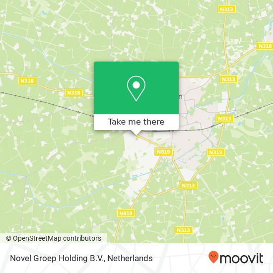 Novel Groep Holding B.V. map