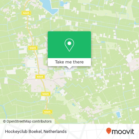 Hockeyclub Boekel map