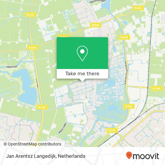 Jan Arentsz Langedijk map