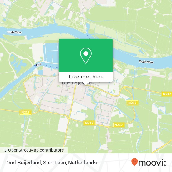 Oud-Beijerland, Sportlaan map