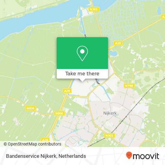 Bandenservice Nijkerk map