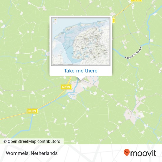 Wommels map
