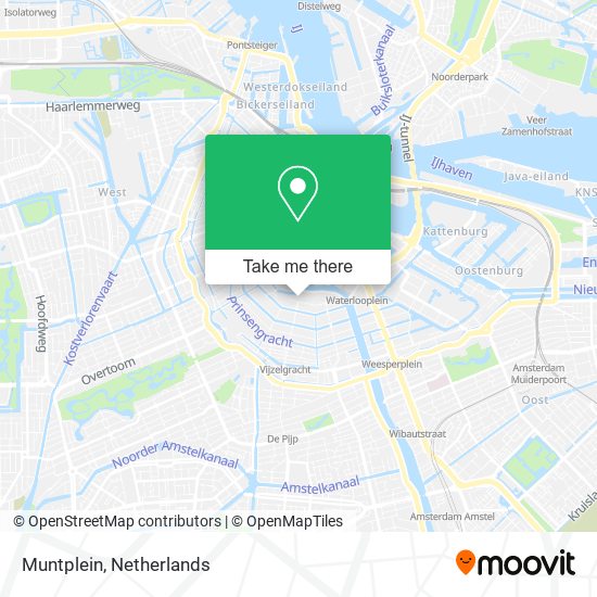 Muntplein map