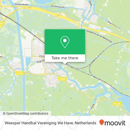 Weesper Handbal Vereniging We Have map