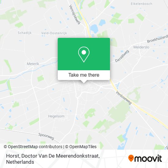 Horst, Doctor Van De Meerendonkstraat map