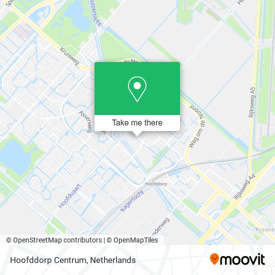 Hoofddorp Centrum map