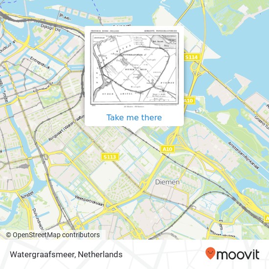 Watergraafsmeer map