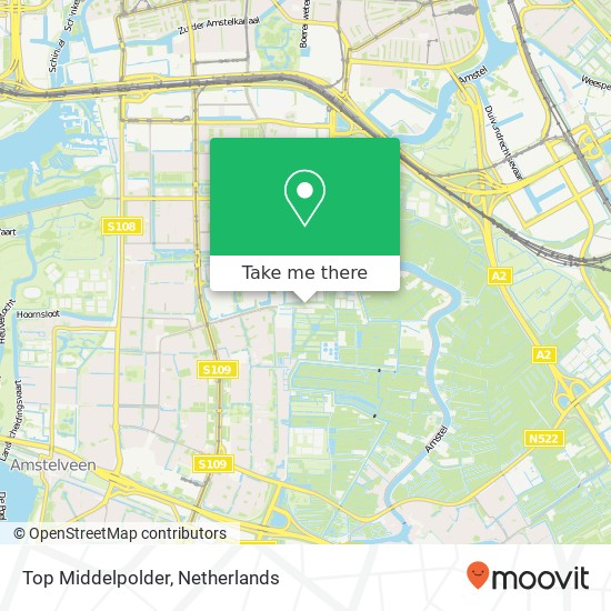 Top Middelpolder map