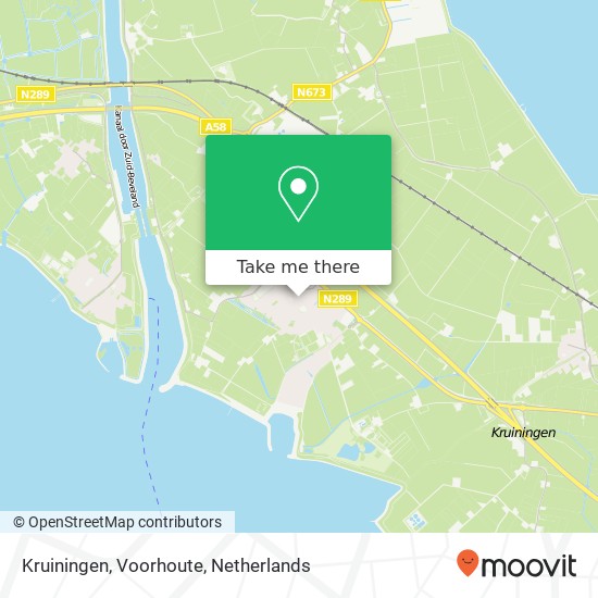 Kruiningen, Voorhoute Karte