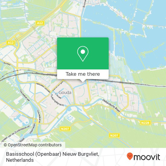 Basisschool (Openbaar) Nieuw Burgvliet map