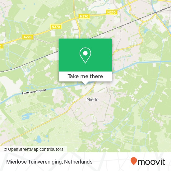 Mierlose Tuinvereniging map