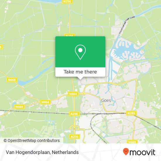 Van Hogendorplaan map