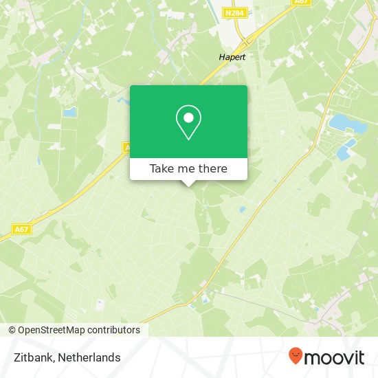 Zitbank map