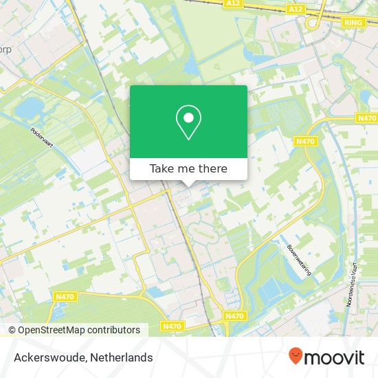 Ackerswoude map