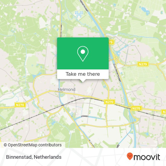 Binnenstad map