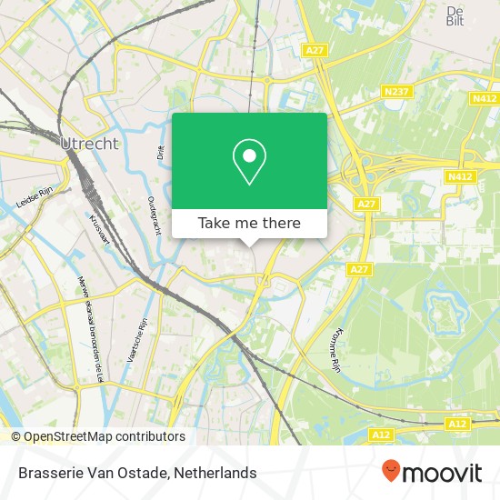 Brasserie Van Ostade map