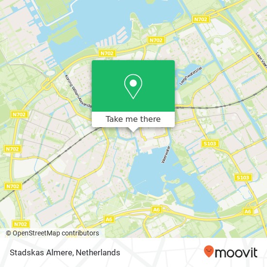 Stadskas Almere map