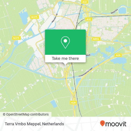 Terra Vmbo Meppel Karte