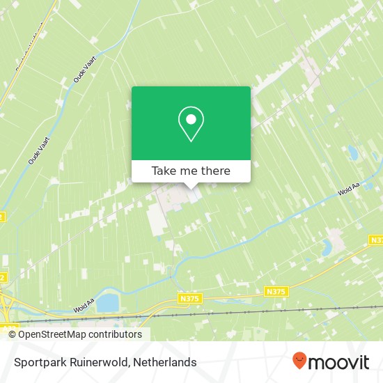 Sportpark Ruinerwold map