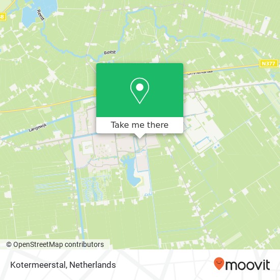 Kotermeerstal map