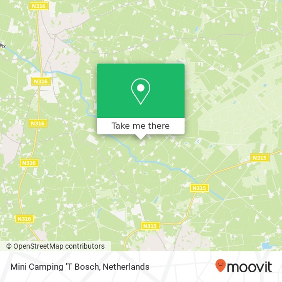 Mini Camping 'T Bosch Karte