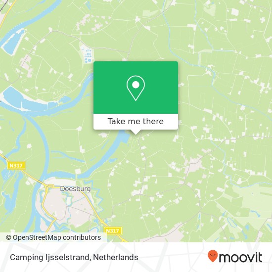 Camping Ijsselstrand map