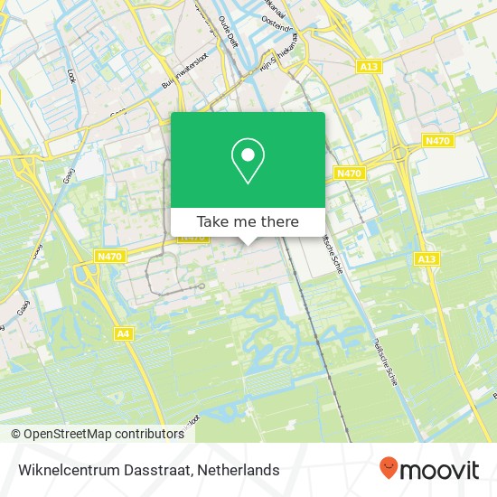 Wiknelcentrum Dasstraat map