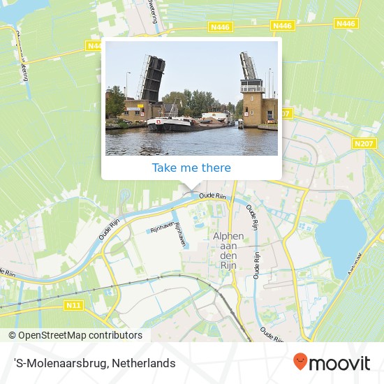 'S-Molenaarsbrug map