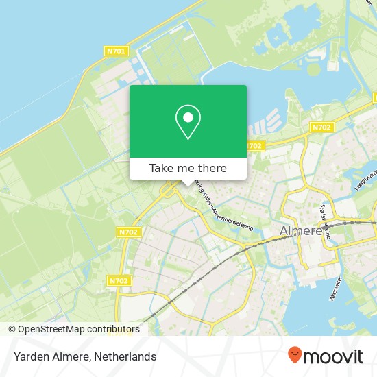 Yarden Almere map