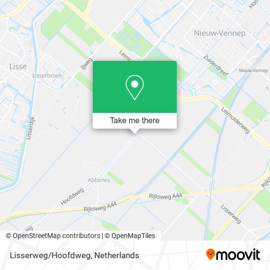 Lisserweg/Hoofdweg map