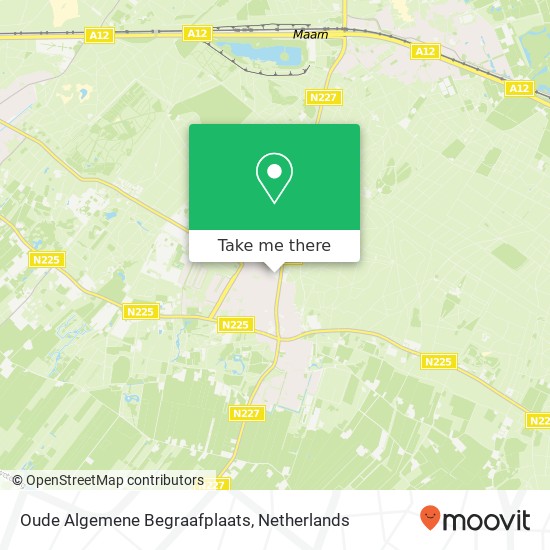 Oude Algemene Begraafplaats map