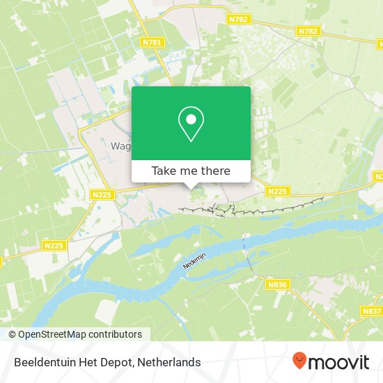 Beeldentuin Het Depot map