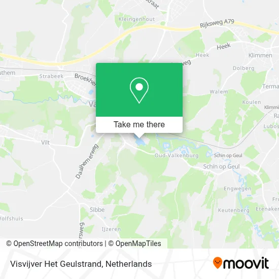 Visvijver Het Geulstrand map