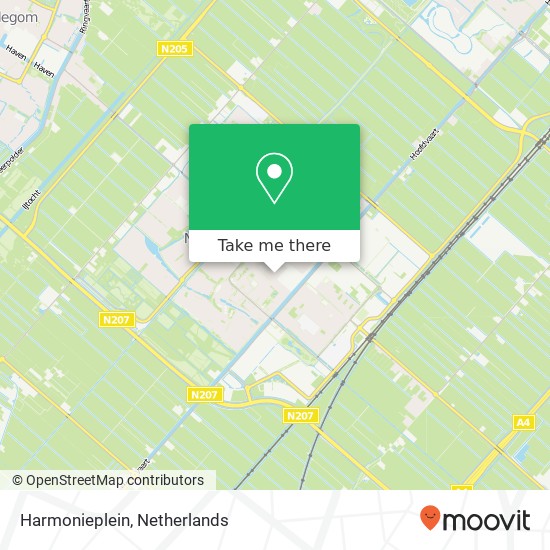 Harmonieplein map