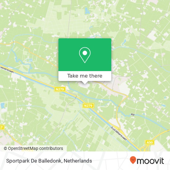 Sportpark De Balledonk map